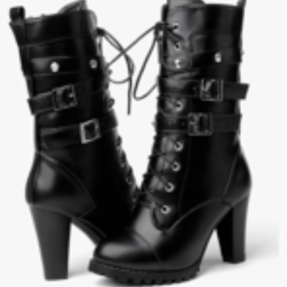 Women’s Black High-Heeled Boots – Size 7.5 US – $55 (OBO) Only tried on